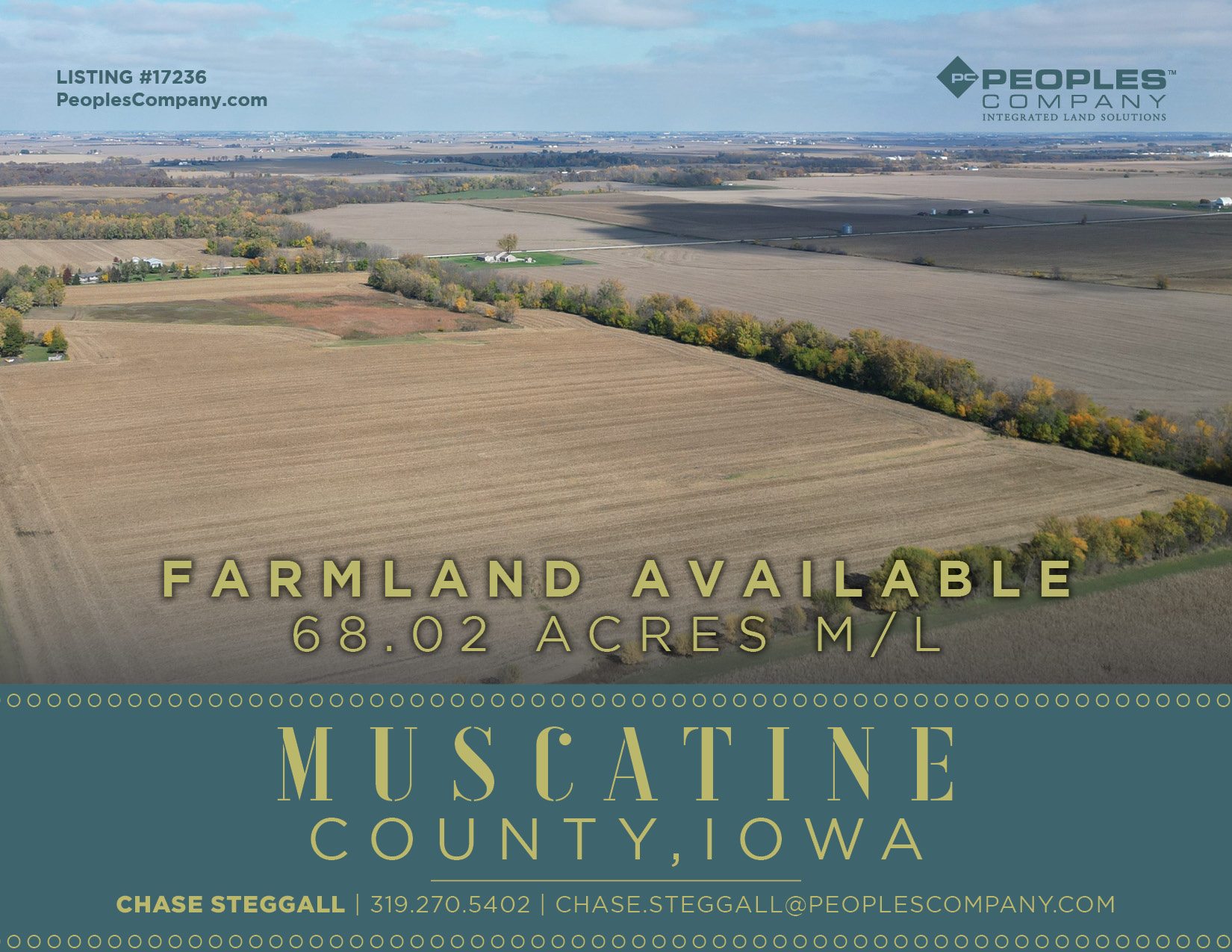 Listing 17236 68.02 acres in IA Peoples Company