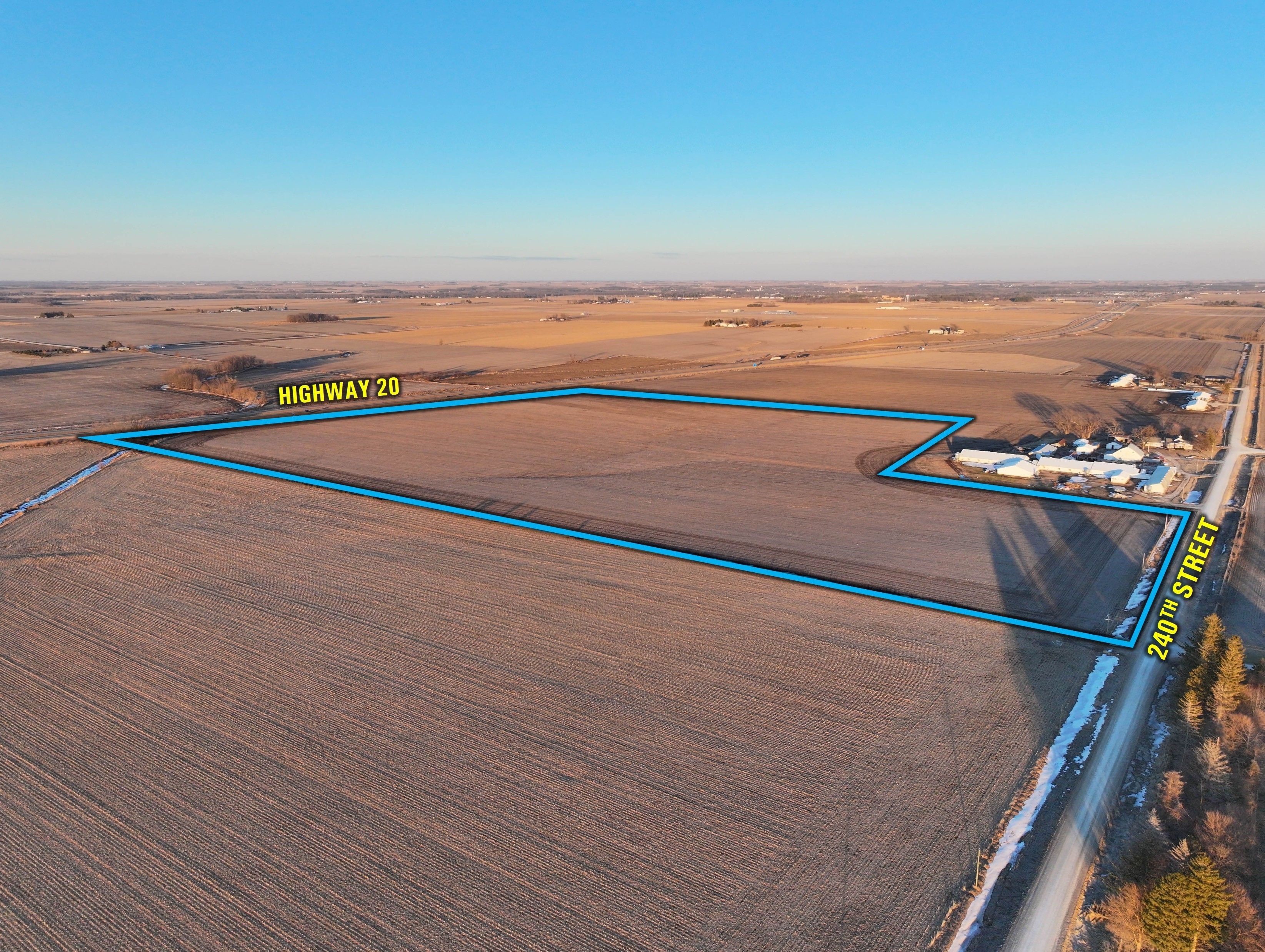 Listing Photo: Buchanan County Iowa Sale Leaseback Farm Aerial Image